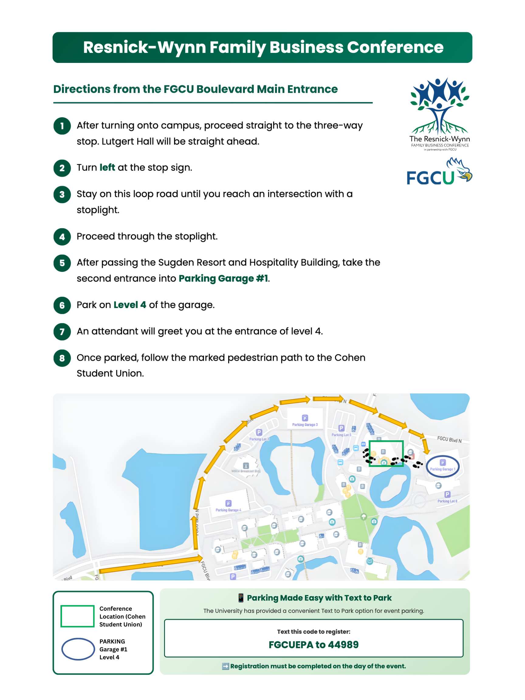 Attendee Parking Guide