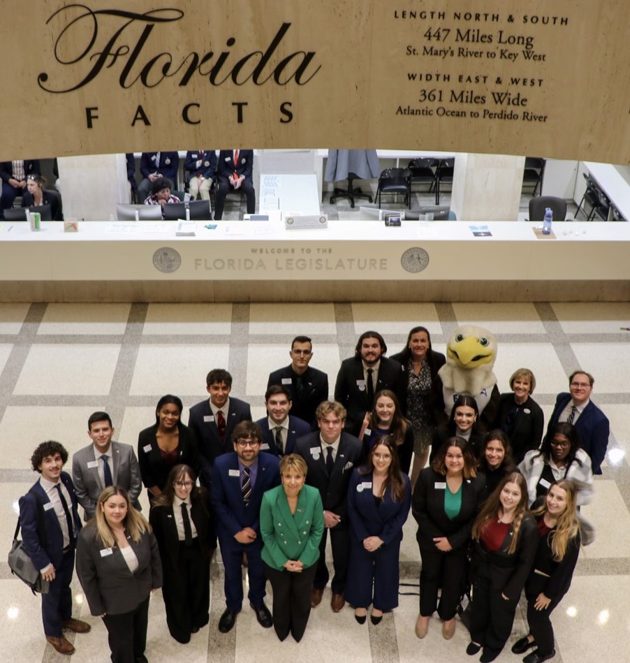 President Timur and FGCU Day Participants in Capitol Rotunda
