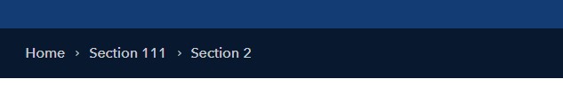 Breadcrumb Start