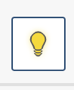 Lit lightbulb icon