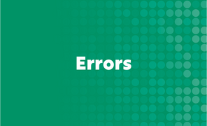 CMS Errors