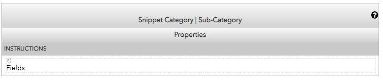 Snippet example