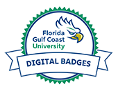 Florida Gulf Coast University's Digital Badges Logo