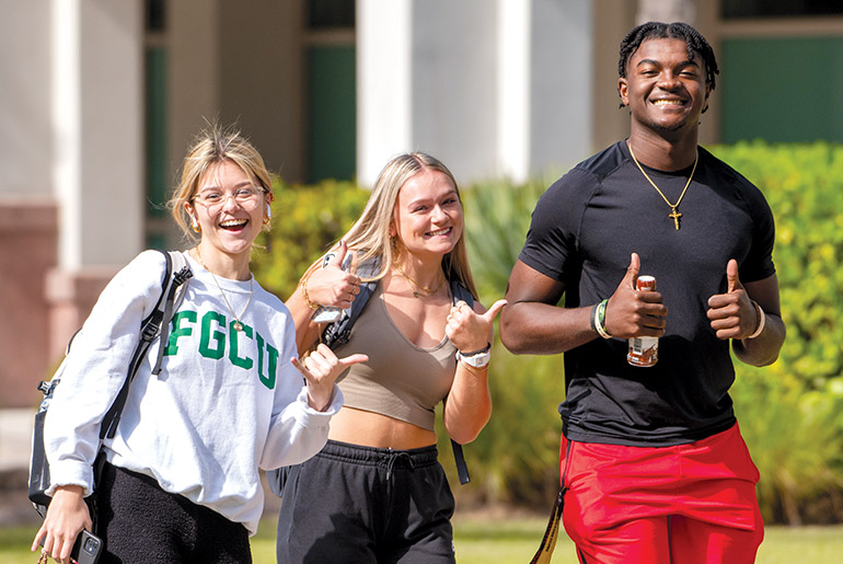 Students on Campus
