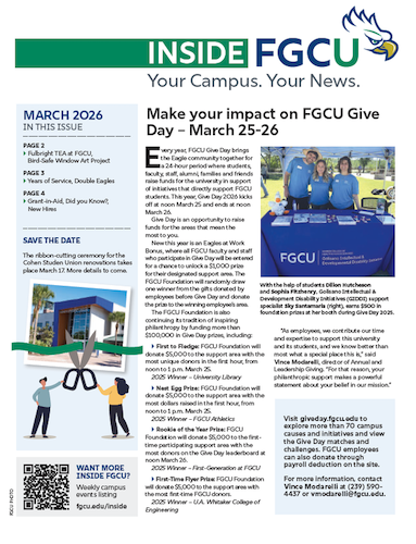 FGCU Booklet March 2026 FGCU Booklet March 2026