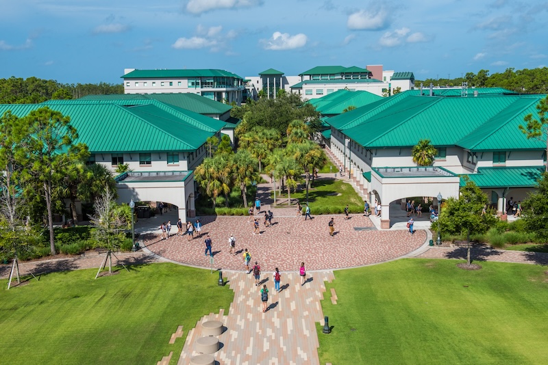 Twice the commitment: FGCU Eagles help shape the campus community. 