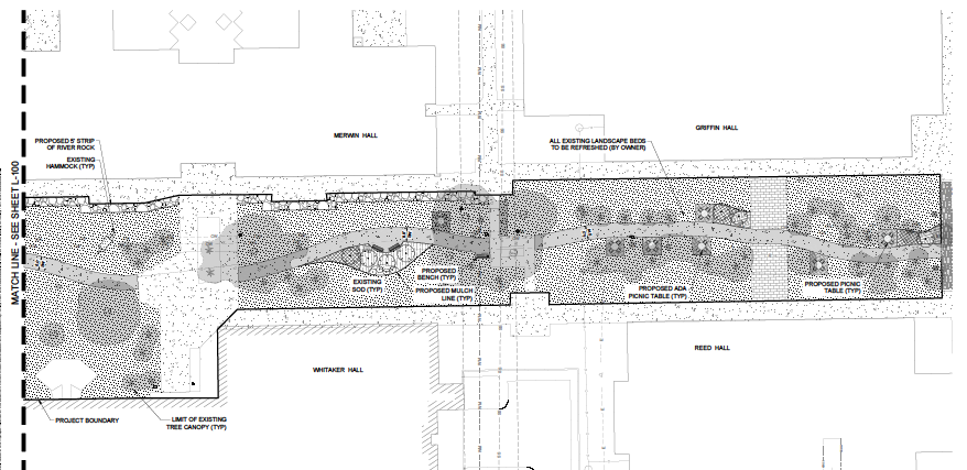 landscape plan for academic core