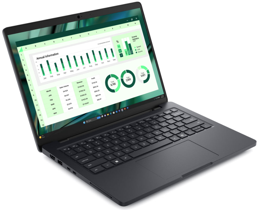 Dell Pro Max 14 laptop right side