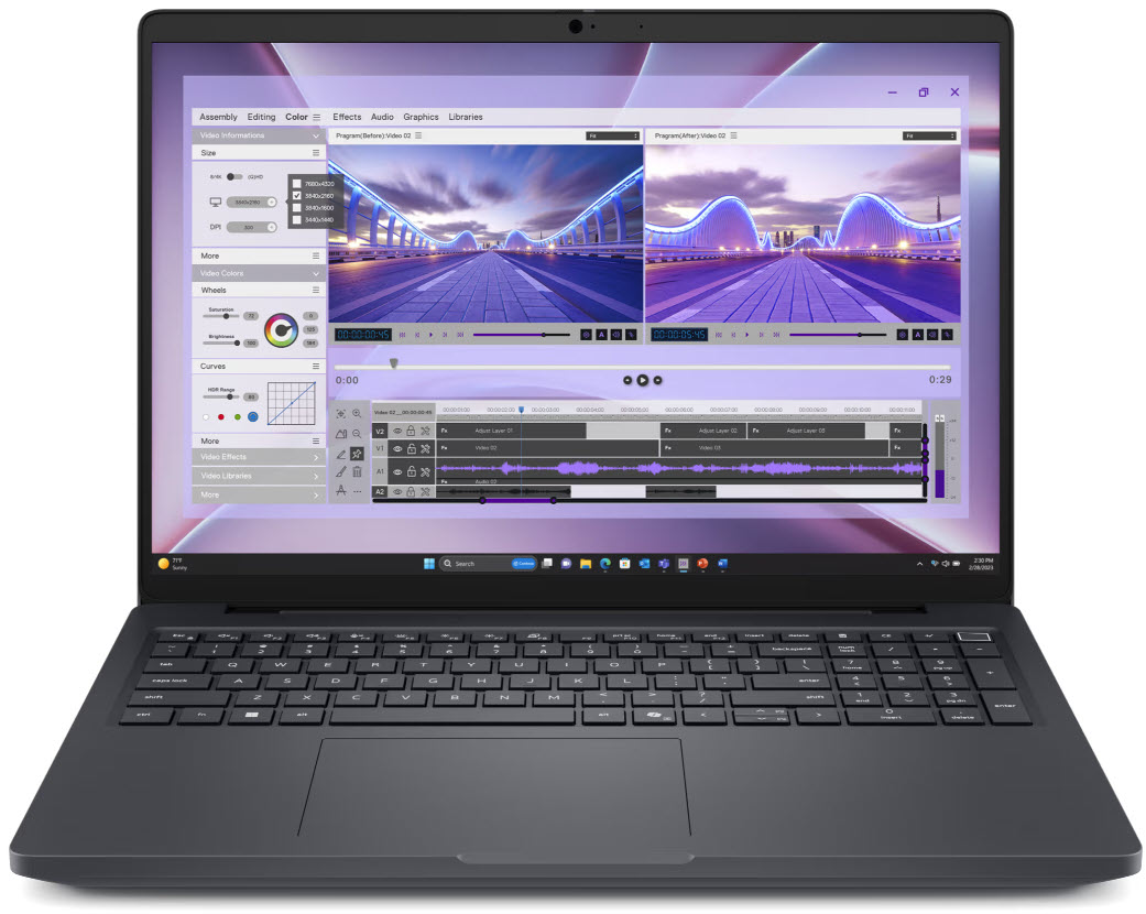 Dell Pro Max 16 laptop front