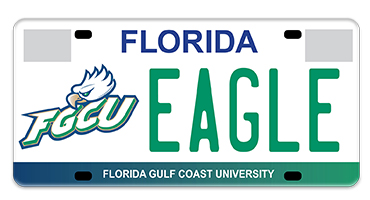 FGCU license plate