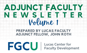 Adjunct Faculty News - Volume 1