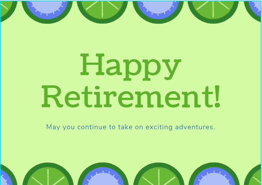 Happy Retirement Image