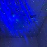 Image of projected stars on The Nesting Place ceiling