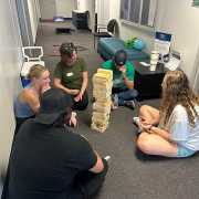 FGCU GIDDI students participating at the first giddi night