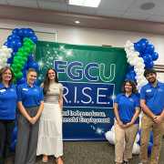 FGCU GIDDI employees at FGGCU RISE graduation
