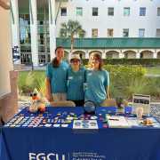 Say Yes to the Nest tabling FGCU GIDDI employees