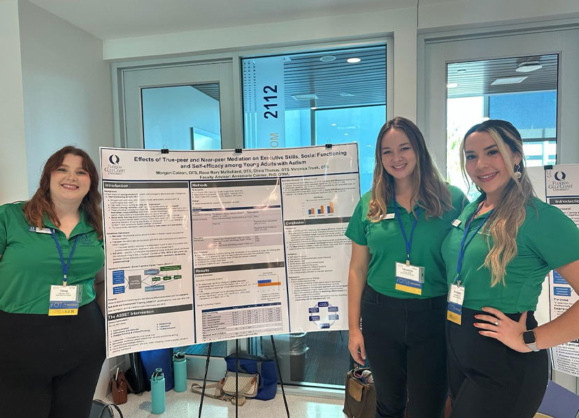 OT Students Present Research at the Florida Occupational Therapy Association Conference