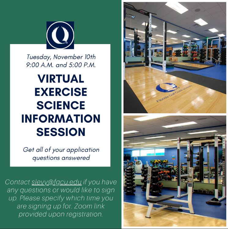 Exercise Science Program Hosts Virtual Information Session