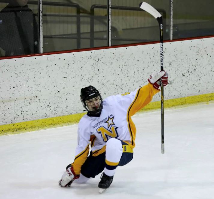 Alex Truban playing Ice Hockey