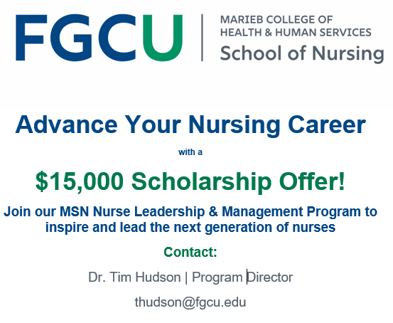 Flyer for scholarship offer