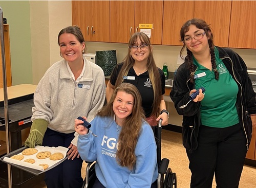 OT Therapy lab baking cookies