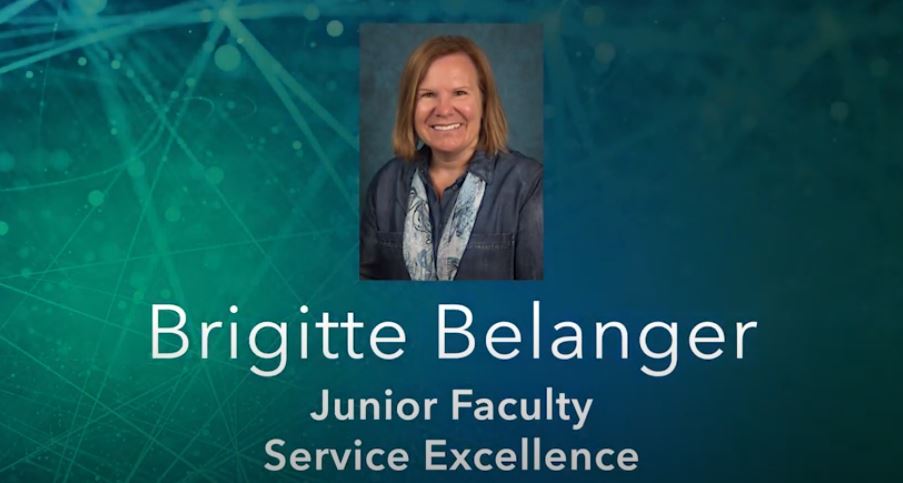 2020 Junior Faculty Service Excellence Award Winner Goes To Occupational Therapy Faculty Member
