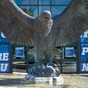 Alico Arena Eagle sculpture