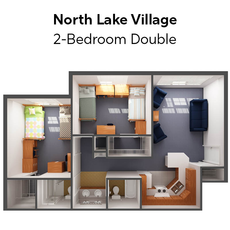 nlv 2 bedroom double floor plan