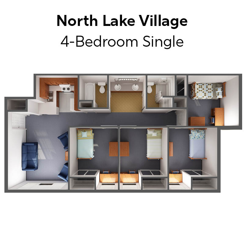 North Lake Village 4-Bedroom Single