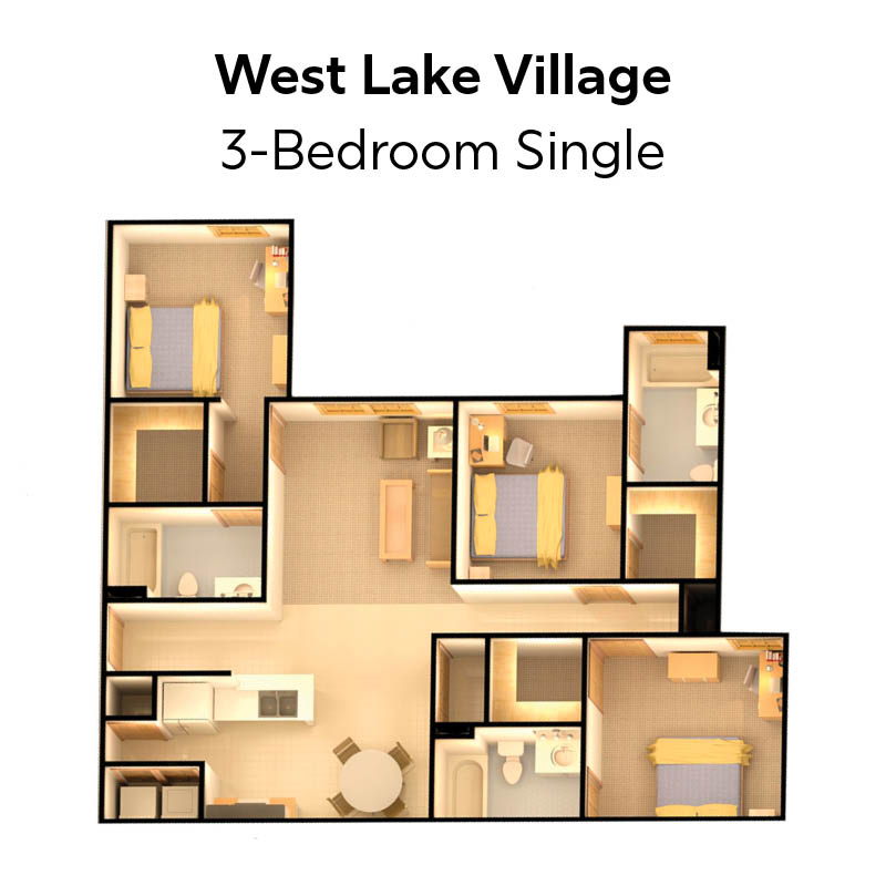wlv 3 bedroom floor plan