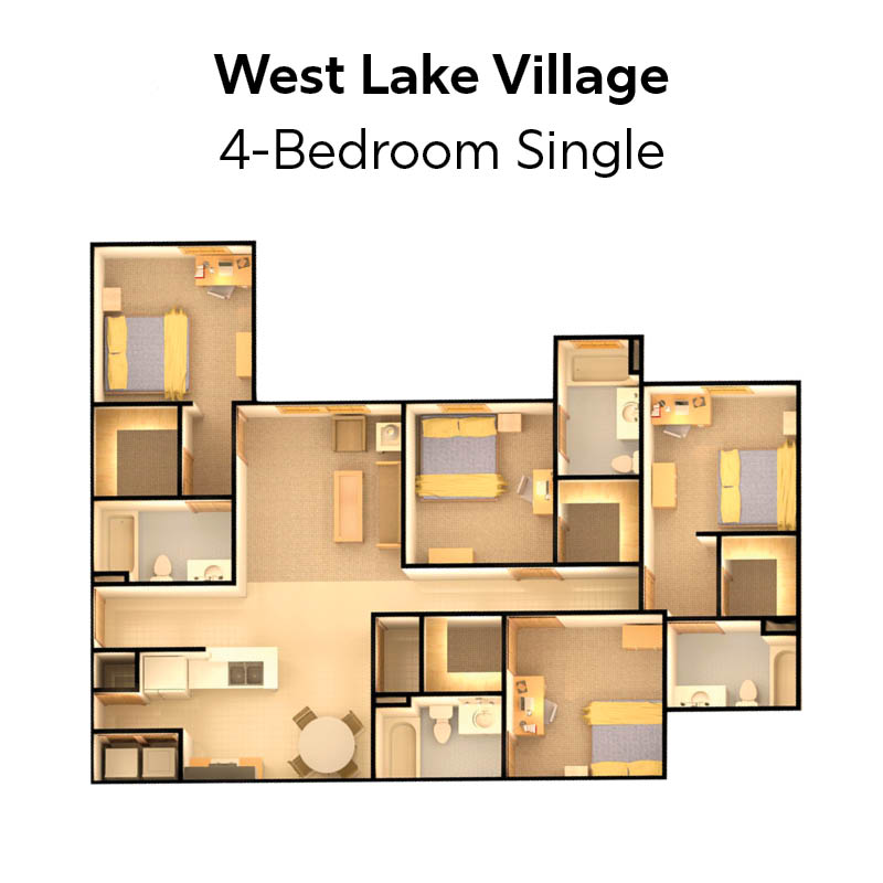 wlv 4 bedroom floor plan