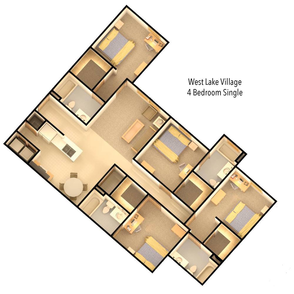 wlv 4 bedroom floor plan