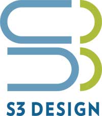 s 3 design logo