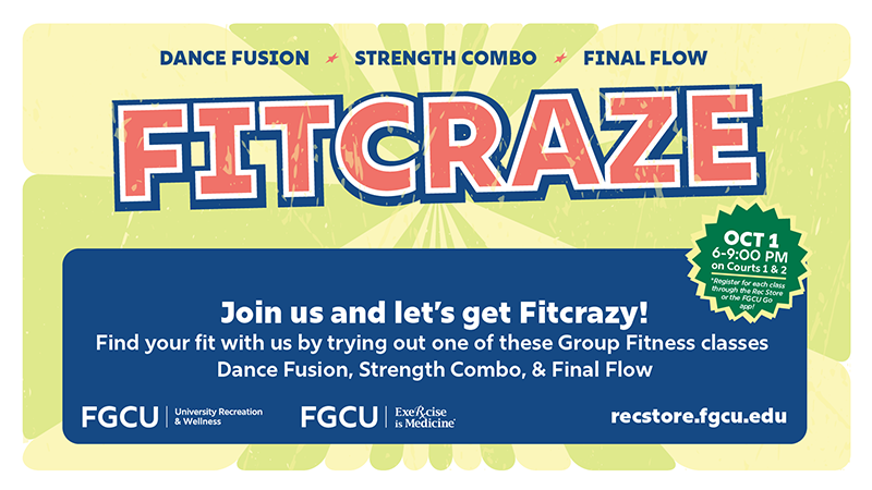 fit craze on october 1 from 6 to 9 p m