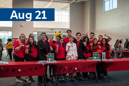people at casino night - event date August 21