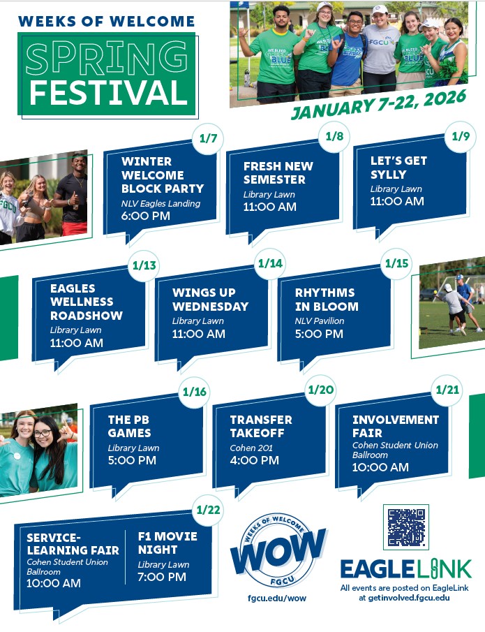 Weeks of Welcome Spring 2026 Calendar